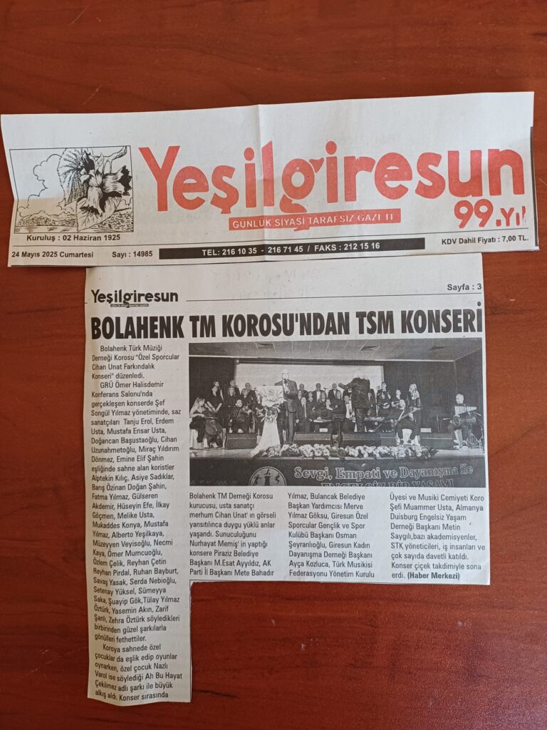 Bolahenk Türk Müziği Derneği Korosu farkındalık konserinde özel çocuklarla sahne aldı